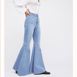 Free People Bell Bottom Jean